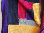 Abstract Multicolored Afghan