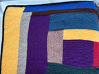 Abstract Multicolored Afghan