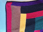 Abstract Multicolored Afghan
