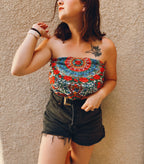 Silk Floral Scarf