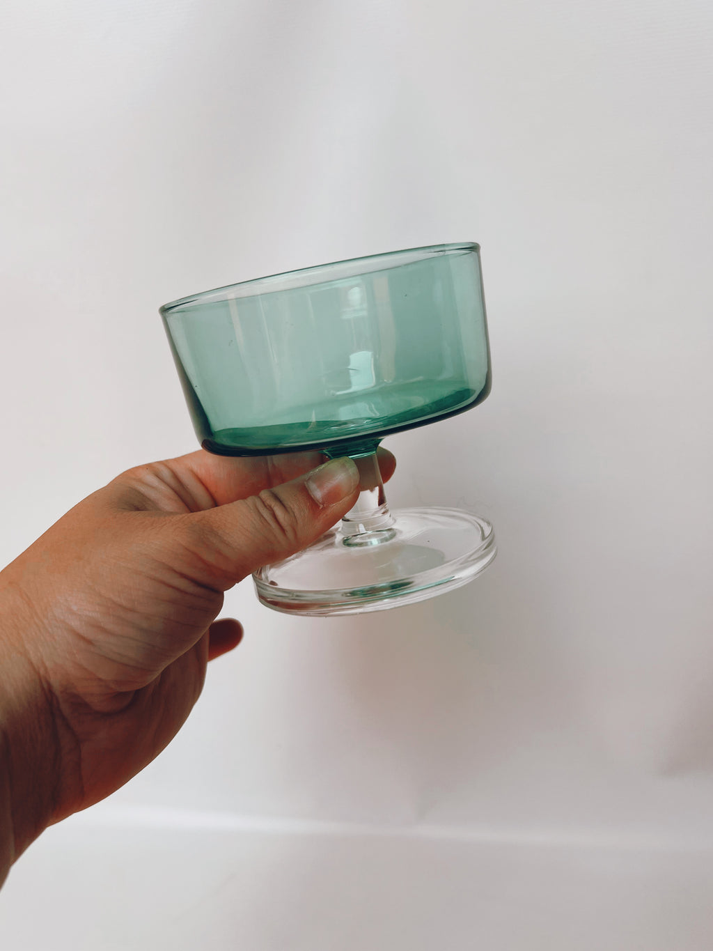 Set of Mid Century Green Coupes