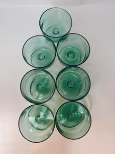 Set of Mid Century Green Coupes