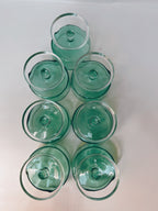 Set of Mid Century Green Coupes