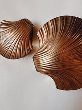 Load image into Gallery viewer, Pair of Brass Shell Trinket Boxes
