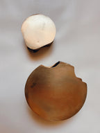 Pair of Brass Shell Trinket Boxes