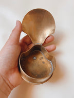 Pair of Brass Shell Trinket Boxes