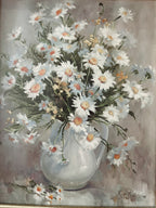 Large Framed Floral Print