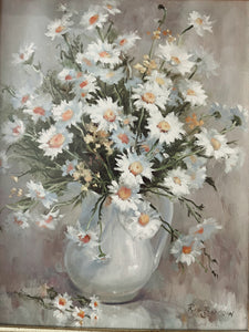Large Framed Floral Print