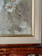 Large Framed Floral Print