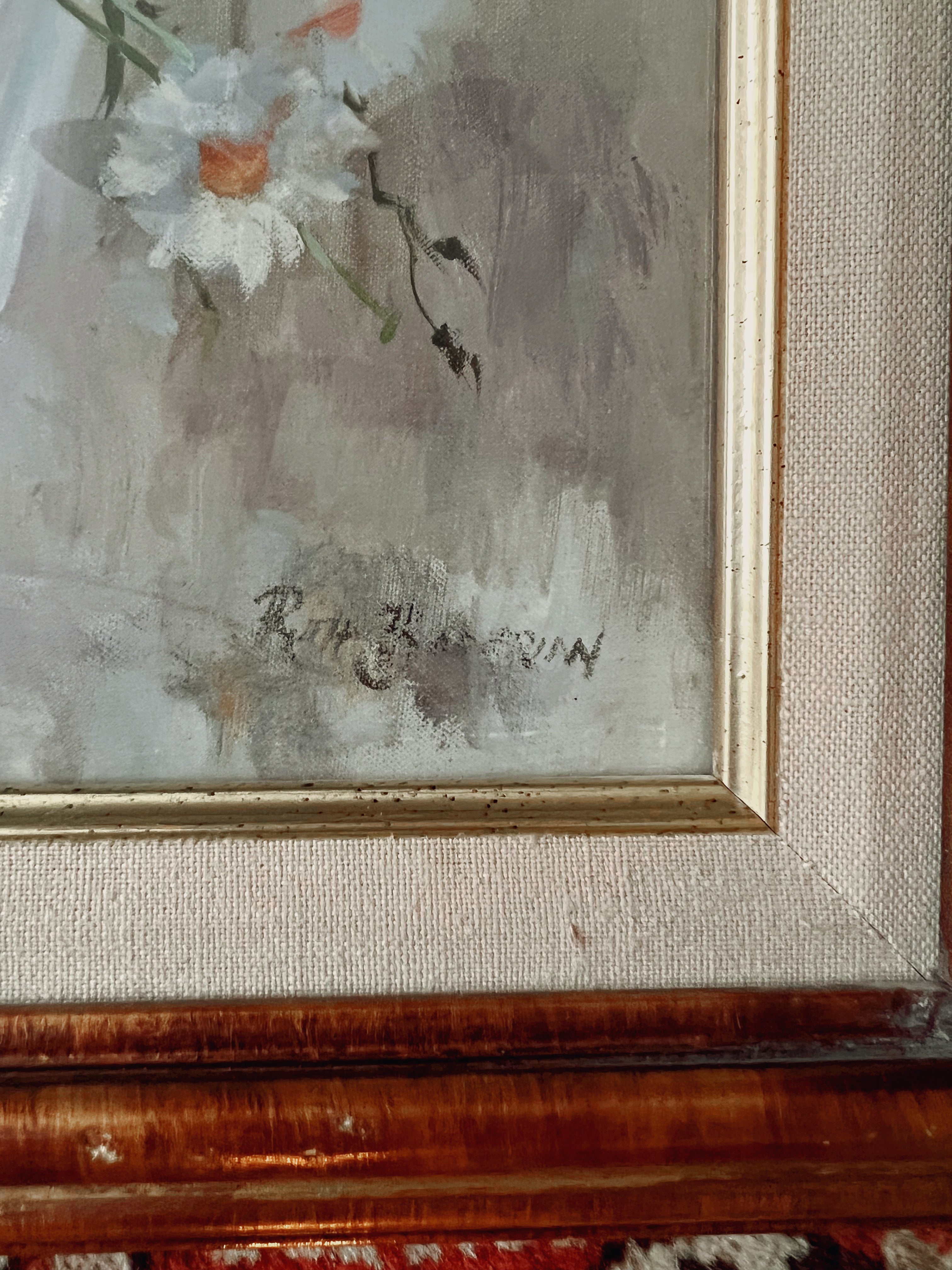 Large Framed Floral Print