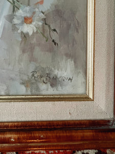 Large Framed Floral Print