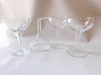 Set of Mid Century Hollow Stem Champagne Glasses