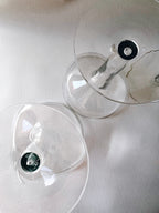 Set of Mid Century Hollow Stem Champagne Glasses