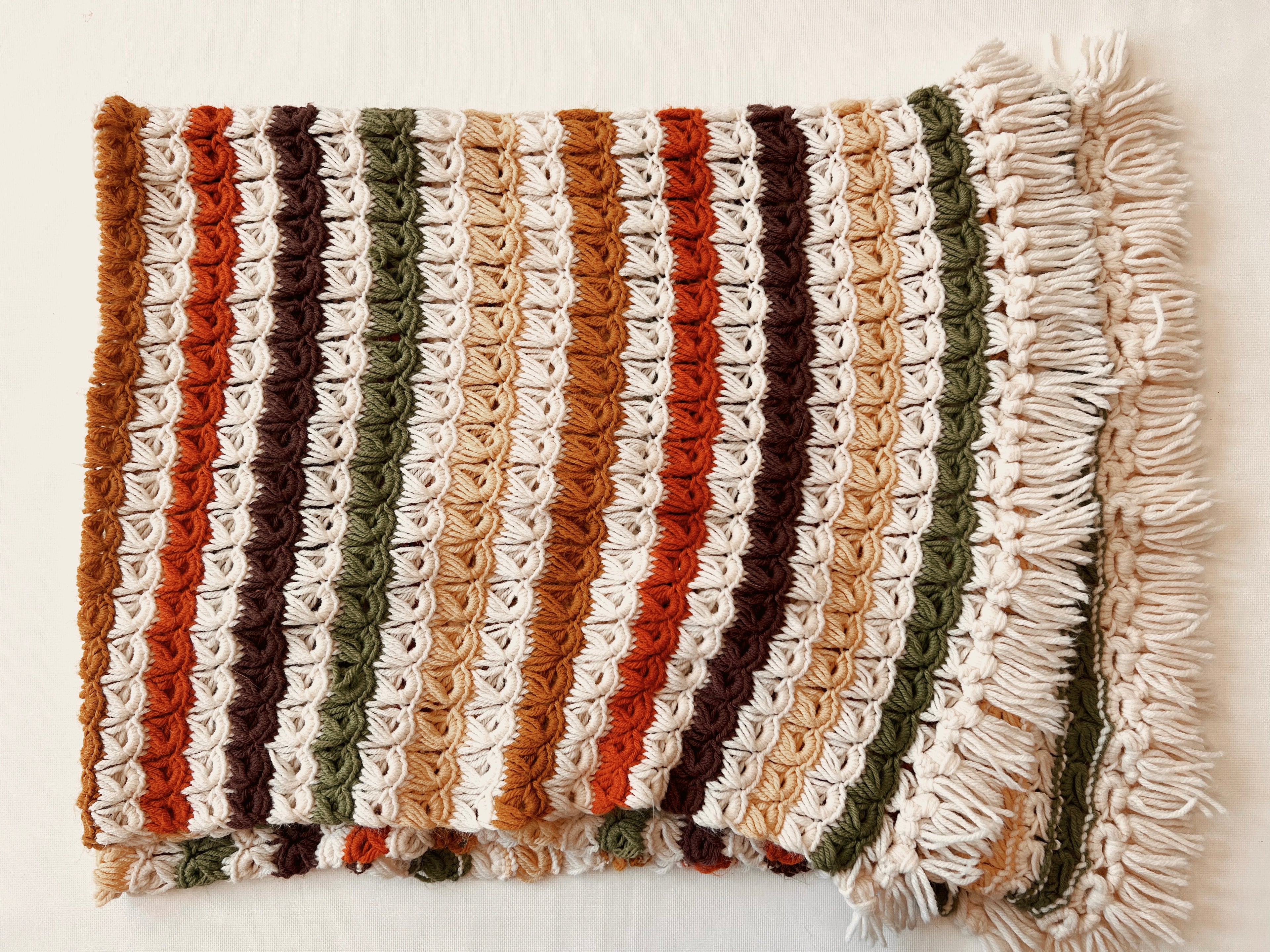 Fall Colored Afghan