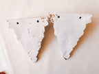 Pair of Ivory Floral Shelves