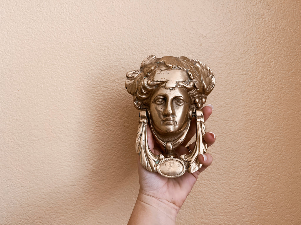 Brass Goddess Door Knocker