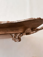 Large Detailed Silver Serving Tray