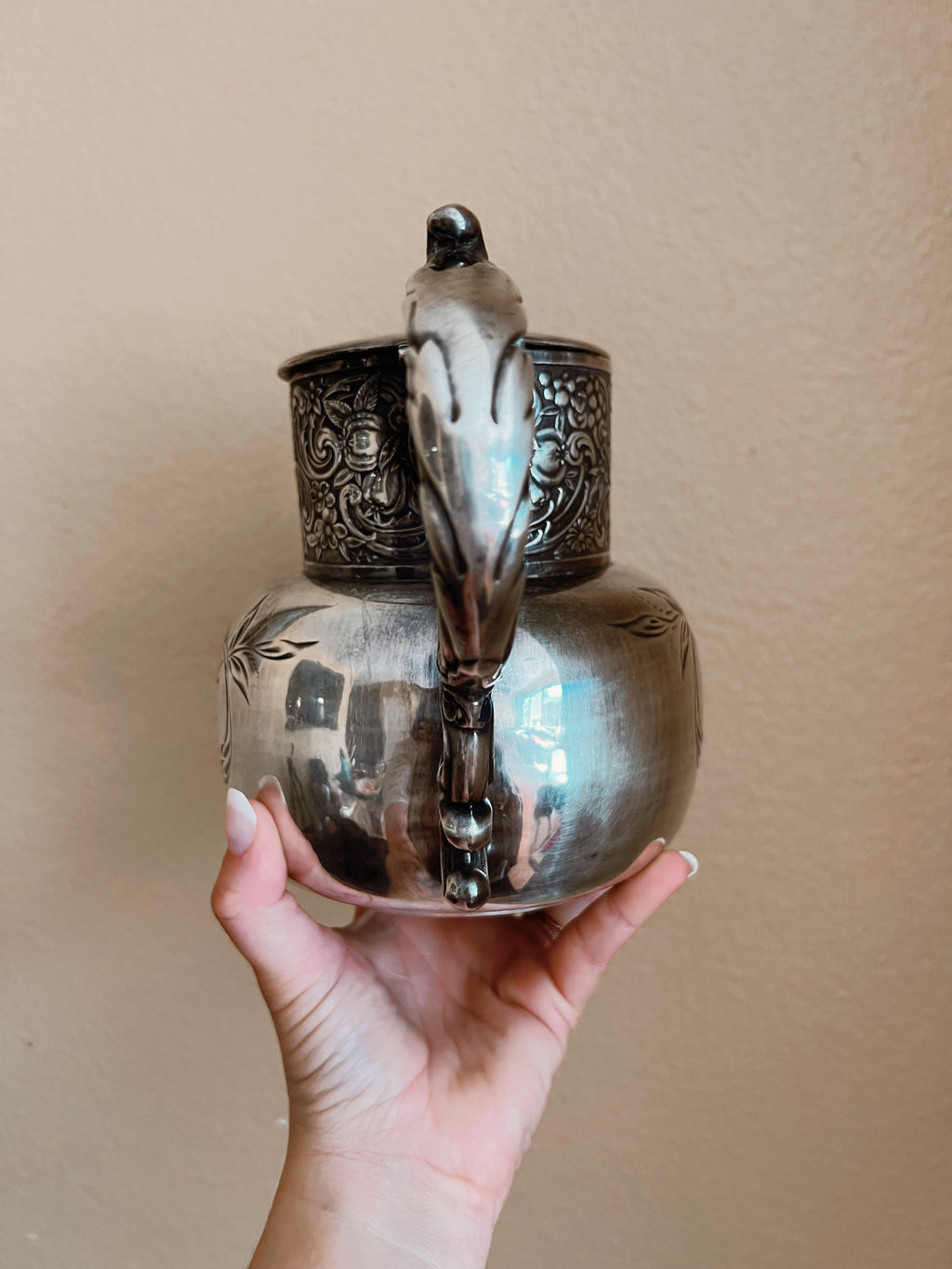 Ornate Silver Teapot
