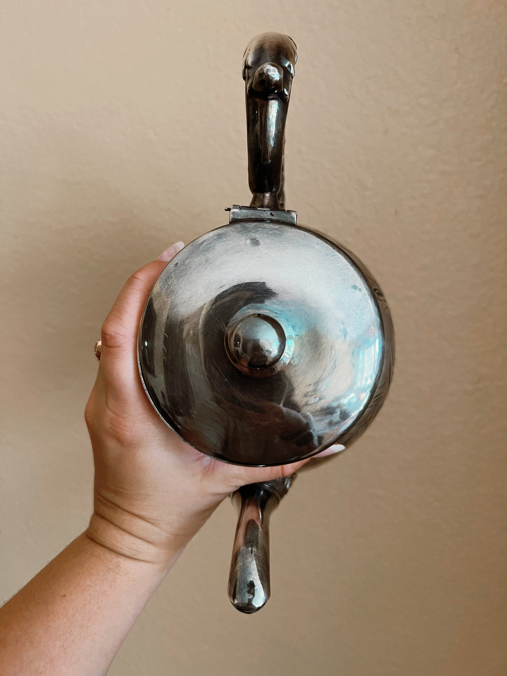 Ornate Silver Teapot