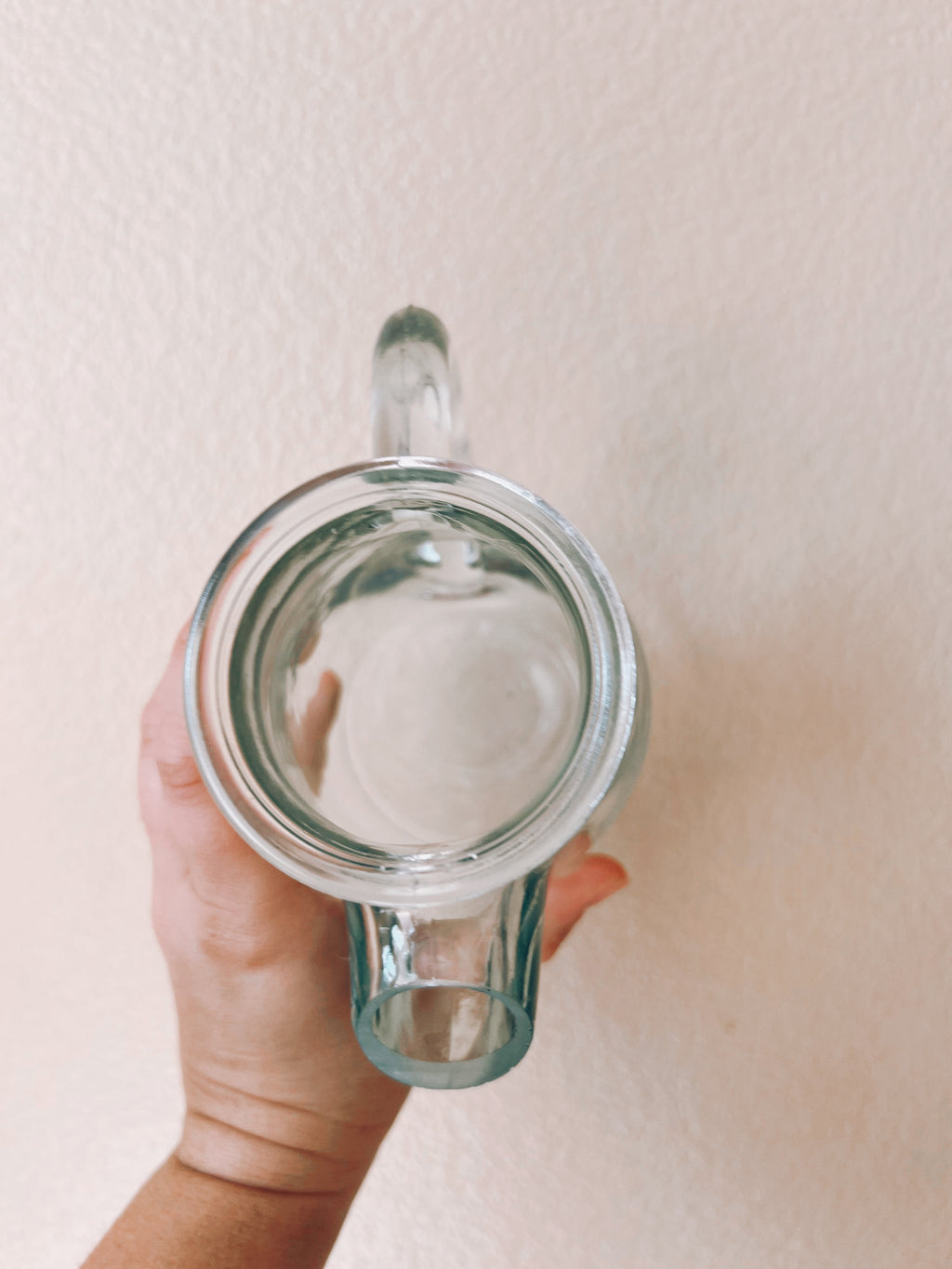 Little Glass Pitcher with Cork