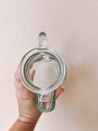 Little Glass Pitcher with Cork