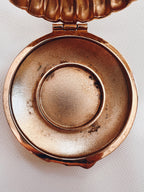 Gold Compact Tea Candle Holder