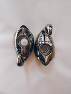 Silver Swan Swan Candle Holders