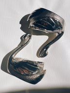Silver Swan Swan Candle Holders