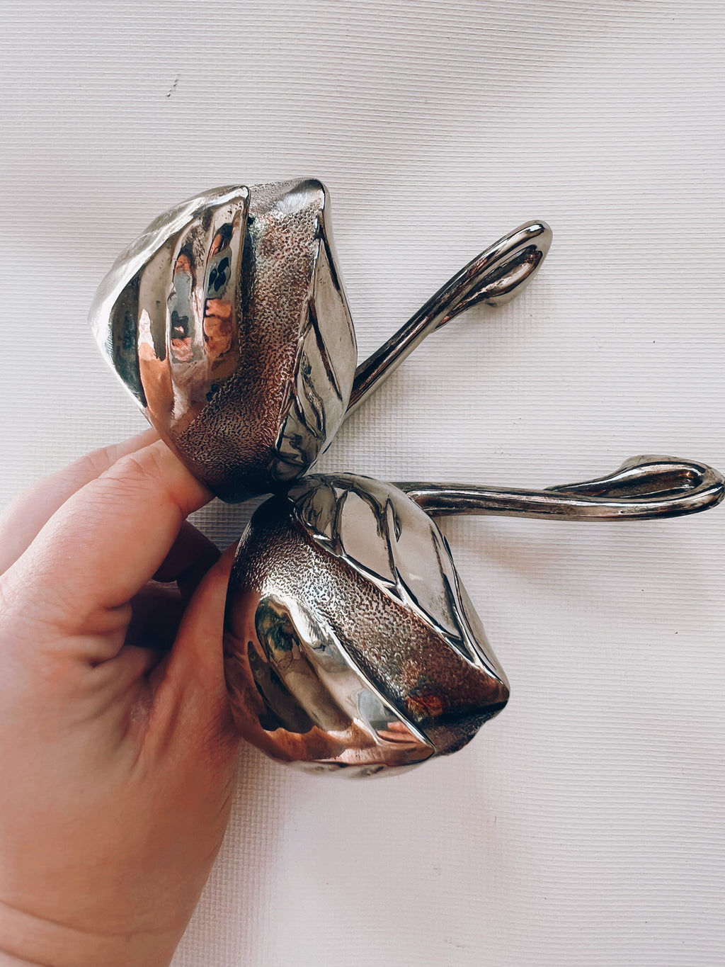 Silver Swan Swan Candle Holders
