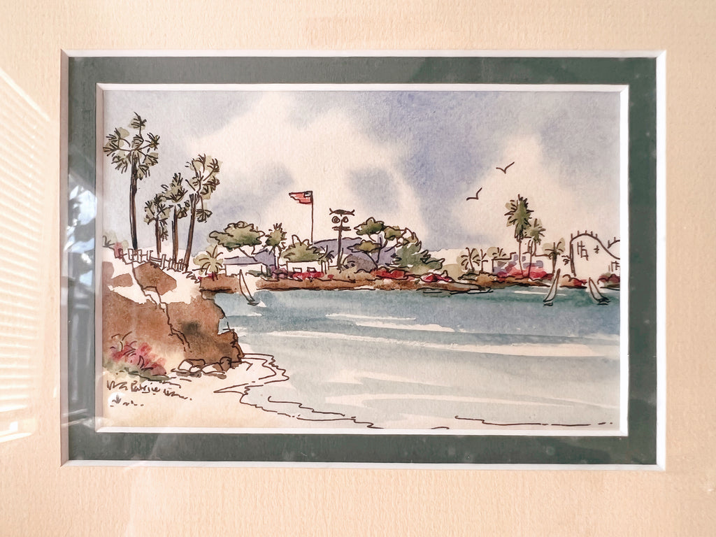 Little Framed Watercolor Painting