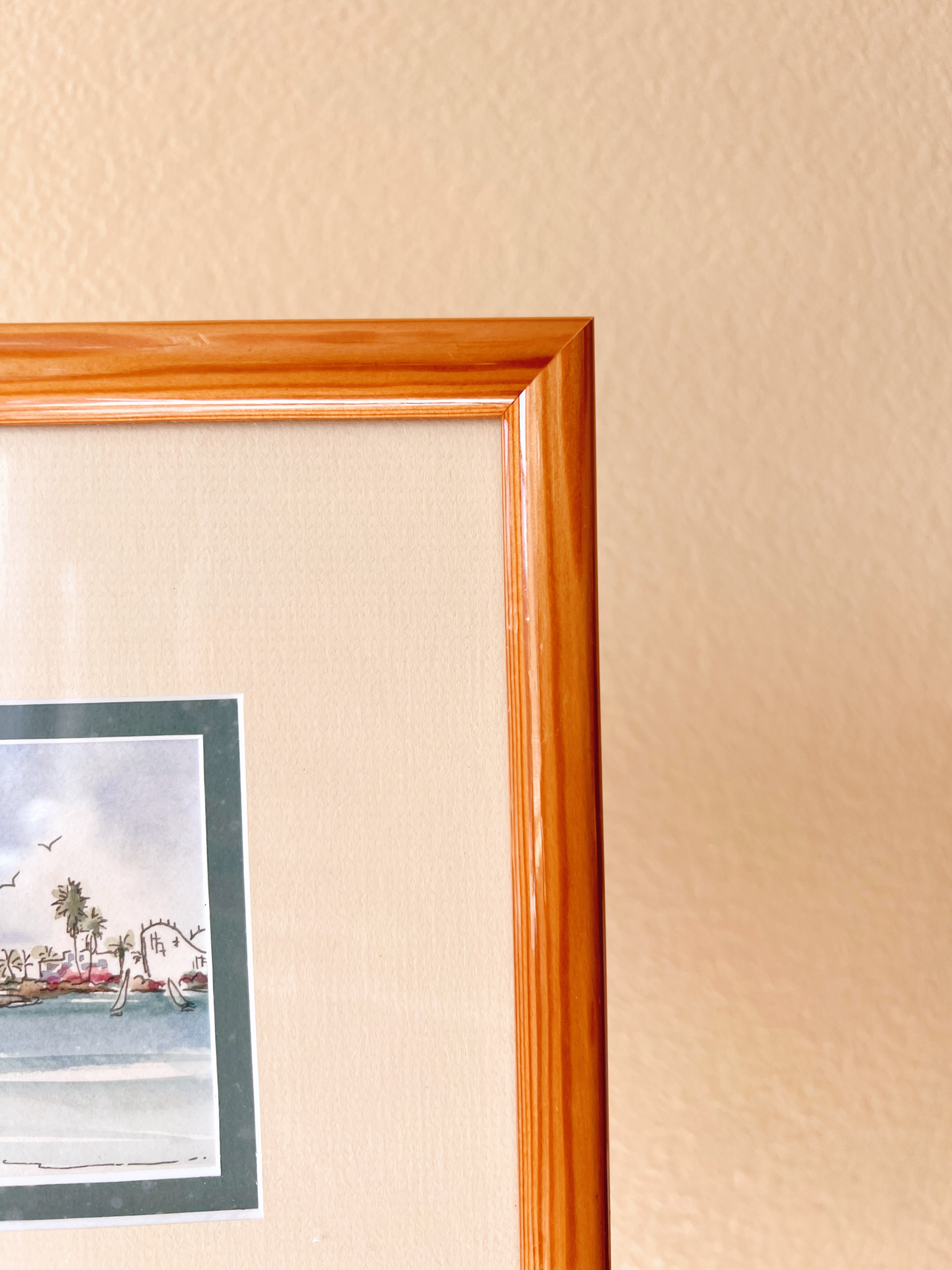 Little Framed Watercolor Painting
