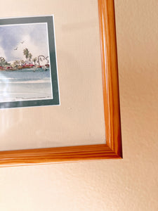 Little Framed Watercolor Painting