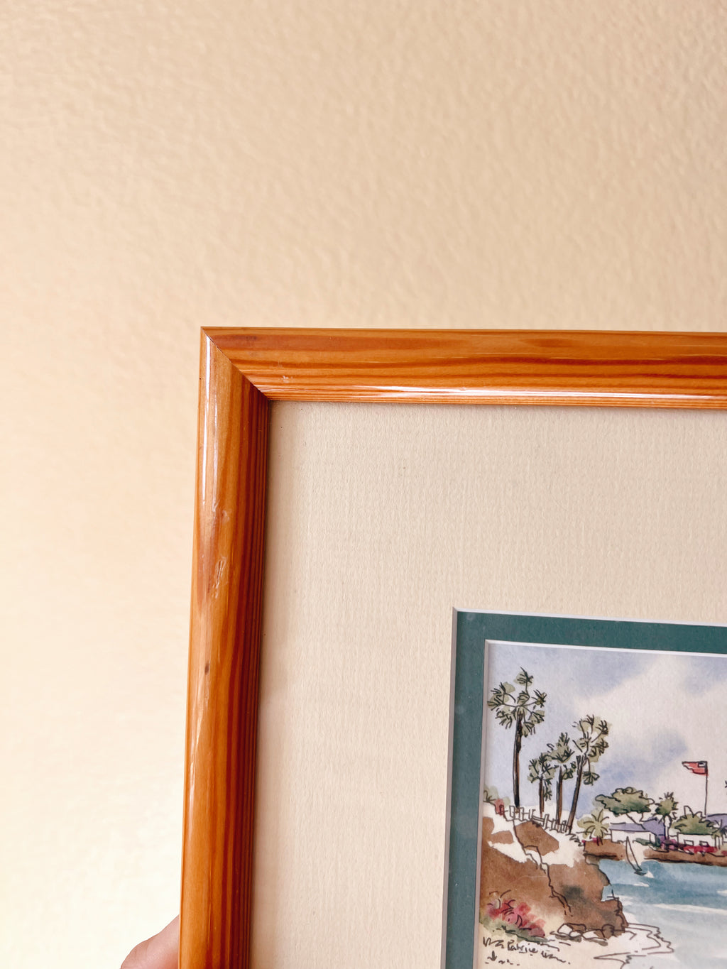 Little Framed Watercolor Painting