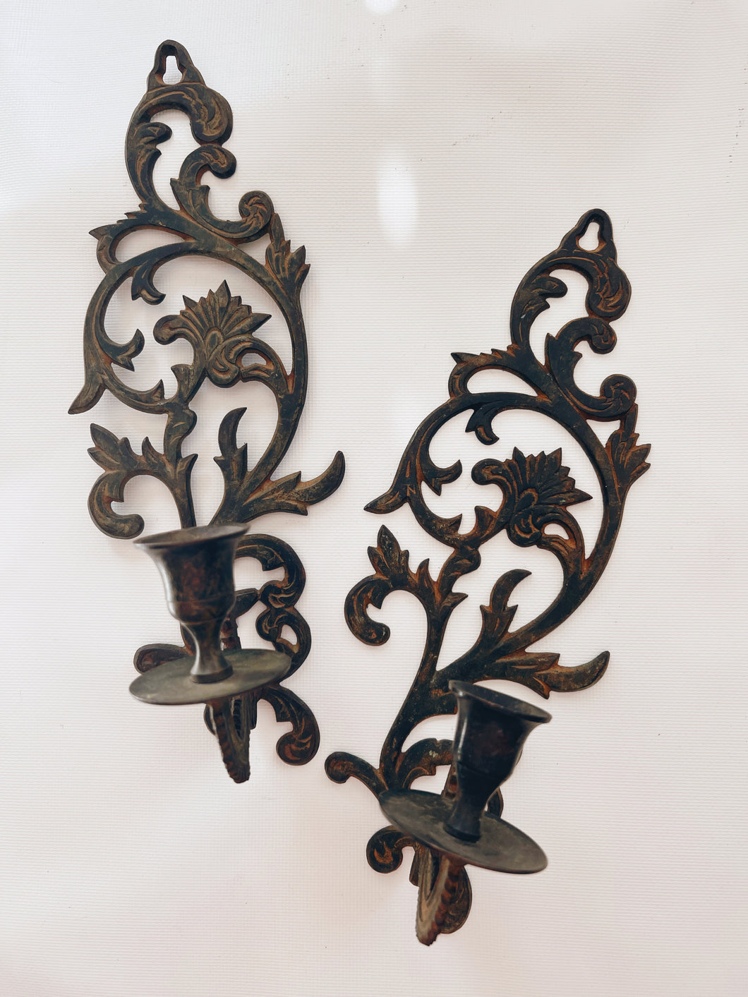 Intricate Wall Hanging Candle Holders