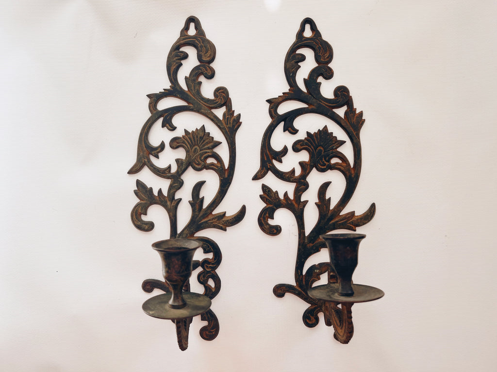Intricate Wall Hanging Candle Holders