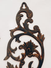 Load image into Gallery viewer, Intricate Wall Hanging Candle Holders
