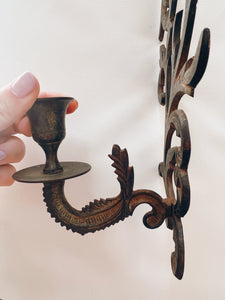 Intricate Wall Hanging Candle Holders