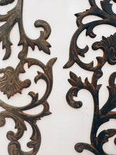 Load image into Gallery viewer, Intricate Wall Hanging Candle Holders
