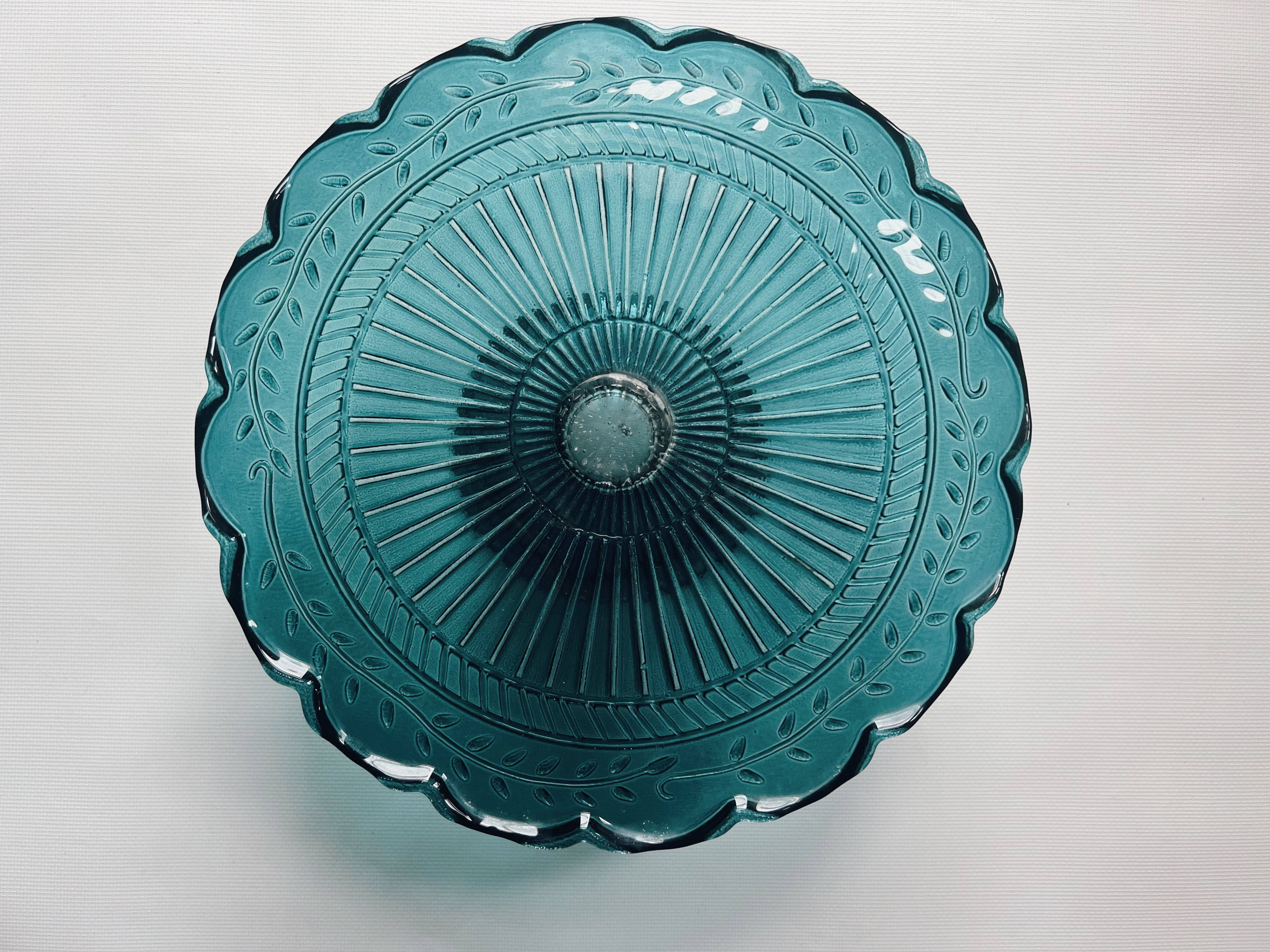 Teal Cake Stand