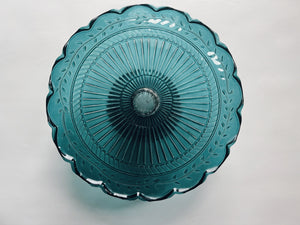 Teal Cake Stand