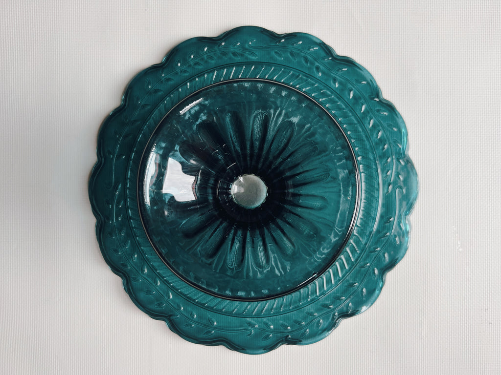 Teal Cake Stand