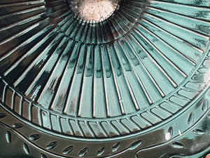 Teal Cake Stand
