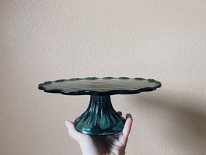 Teal Cake Stand