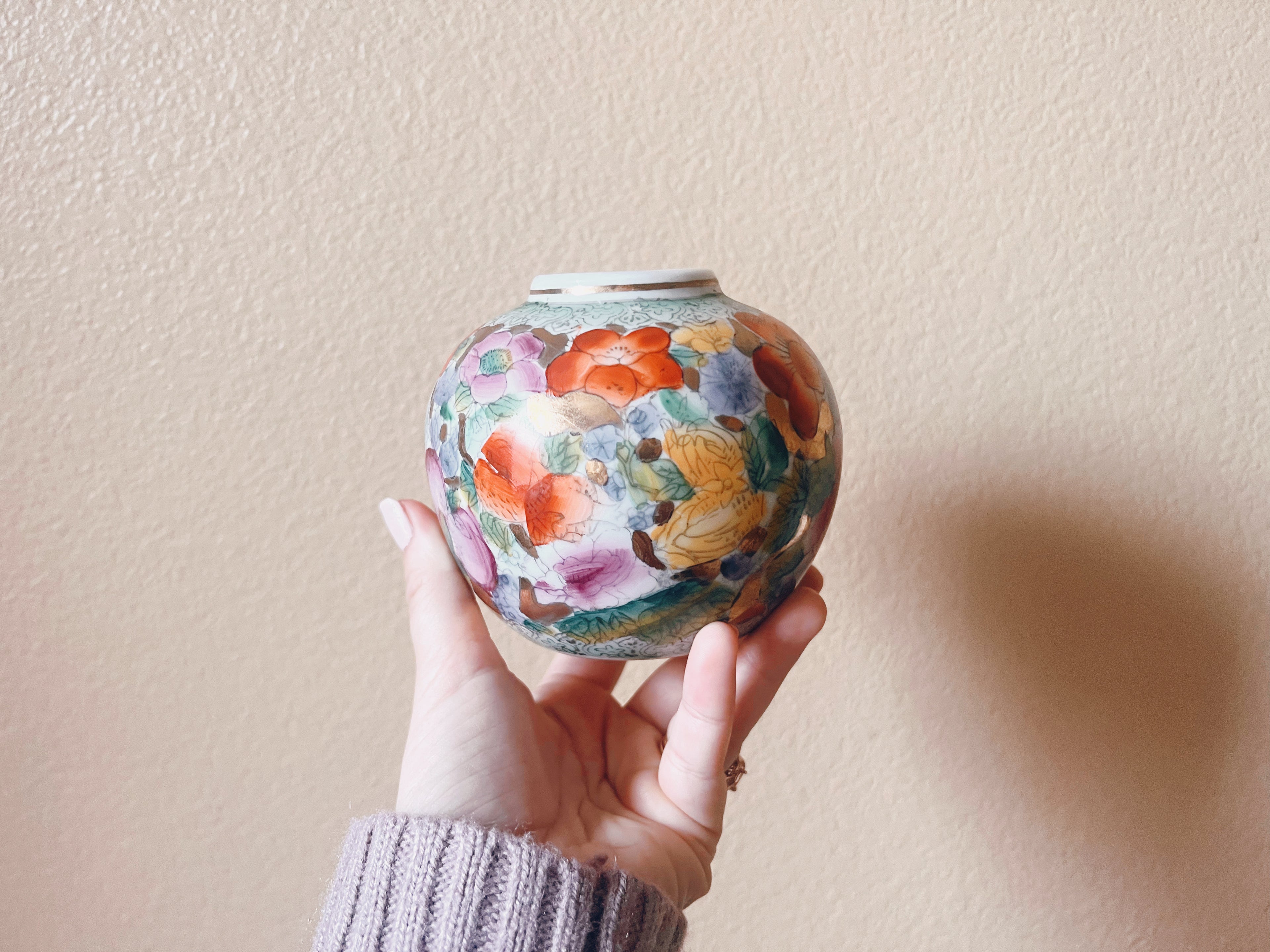 Colorful Floral Vase