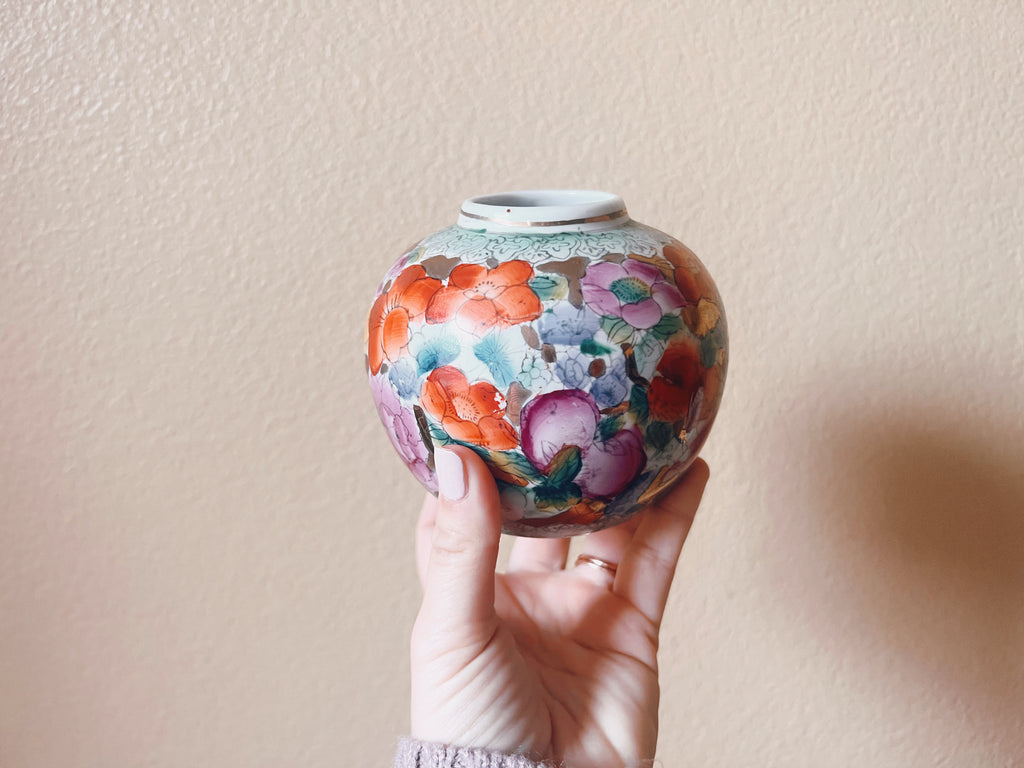 Colorful Floral Vase