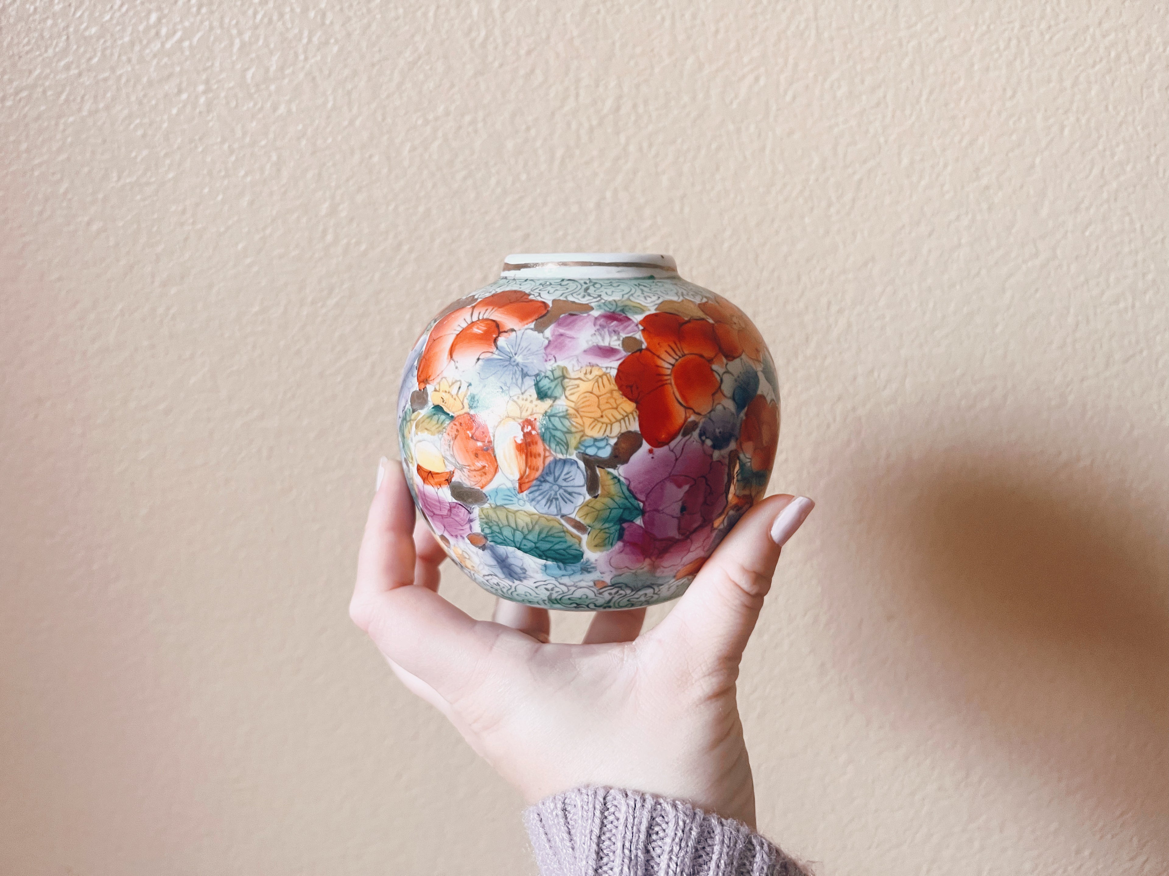 Colorful Floral Vase