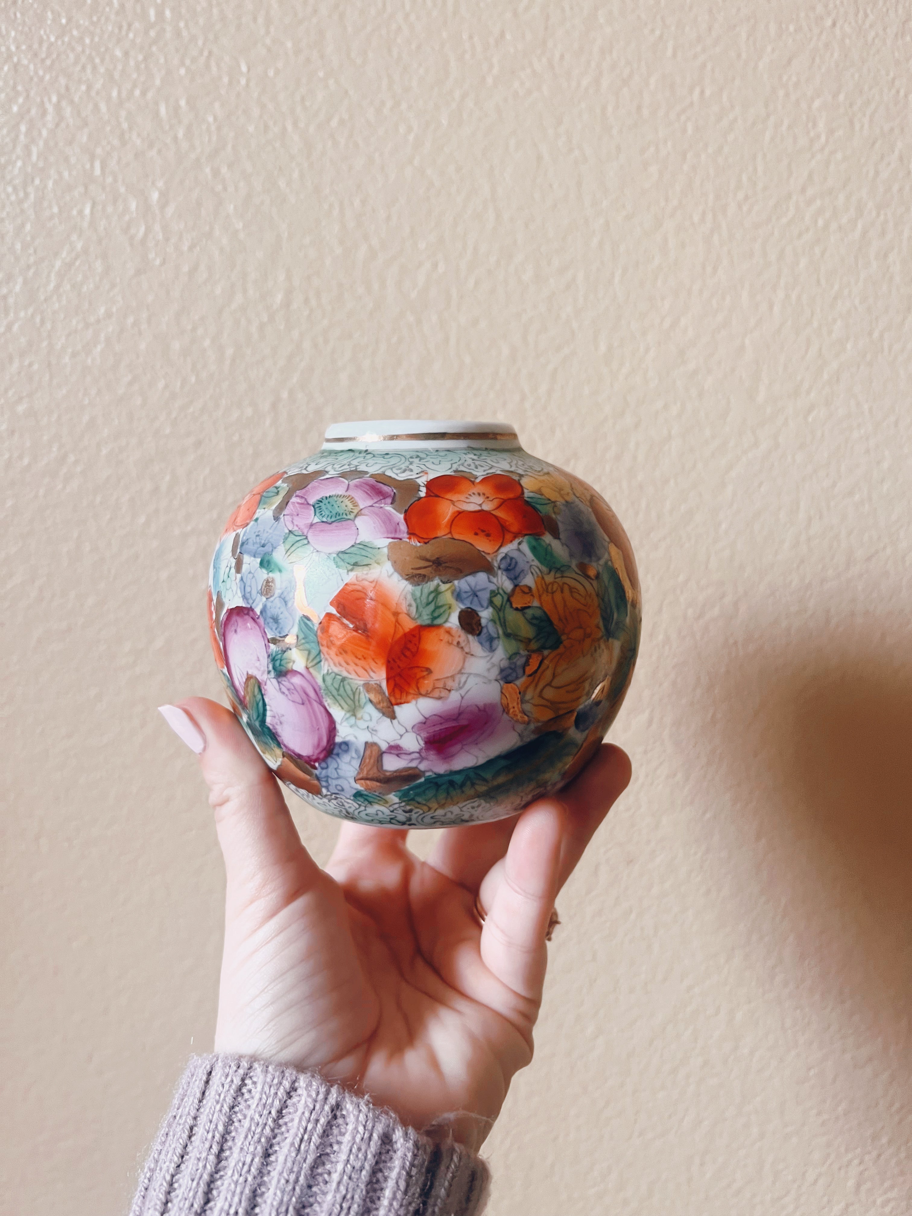 Colorful Floral Vase