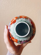 Colorful Floral Vase