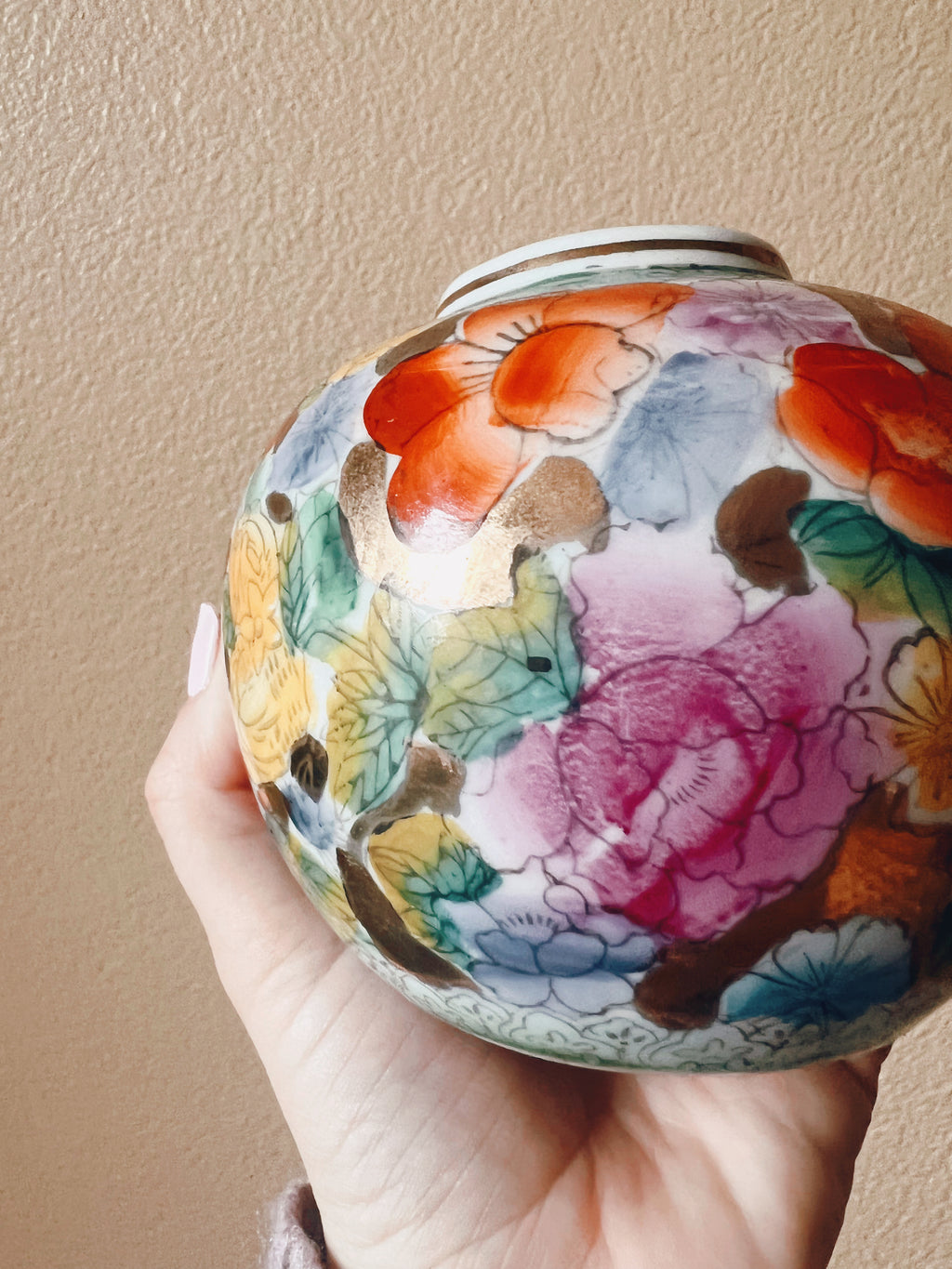 Colorful Floral Vase