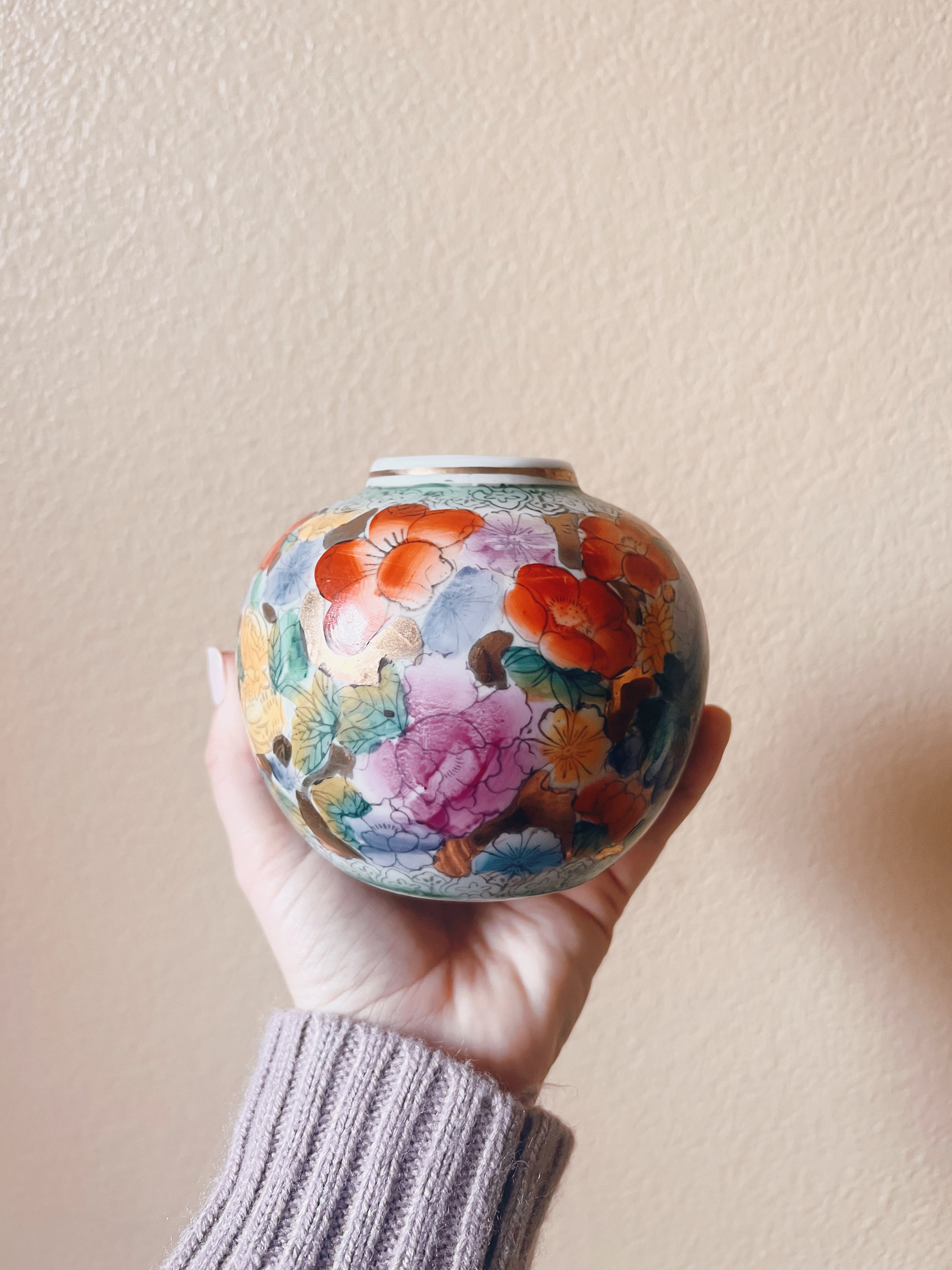 Colorful Floral Vase
